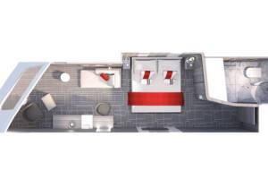 Deluxe Ocean View, Floor Plan, Celebrity Beyond