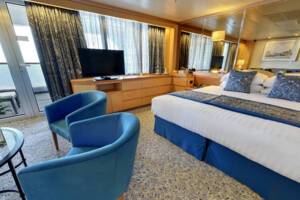 Premier Suite Wheelchair Adapted Bedroom, Borealis, Fred. Olsen Cruise Lines