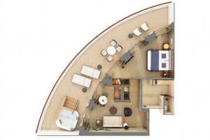 The Haven Penthouse Floor Plan, Norwegian Prima