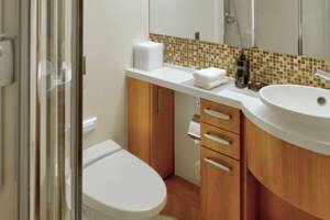 Aqua Class Bathroom on Celebrity Silhouette