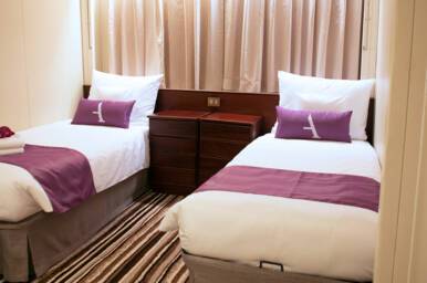 Inside Guarantee Bedroom, Ambience, Ambassador Cruise Line