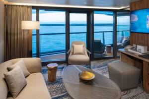 Royal Suite Living Room on Celebrity Flora
