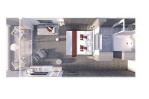 Aqua Sky Suite floor plan, Celebrity Edge