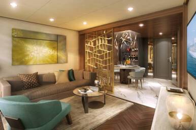 Living Area, Sky Suite, Discovery Princess, Princess Cruises