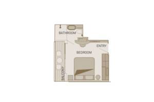 Floor Plan, Deluxe Balcony Suite (BD), Scenic Opal