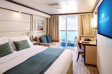 Deluxe Balcony stateroom, Discovery Princess, Princess Cruises