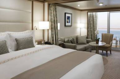 Deluxe Veranda Suite floorplan, configuration may vary