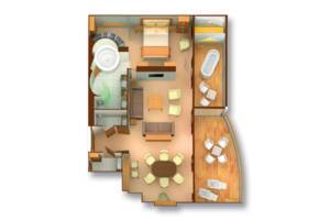 Wintergarden Suite, Floor Plan, Seabourn Sojourn
