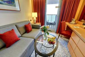 Balcony Suite Living Area, Borealis, Fred. Olsen Cruise Lines