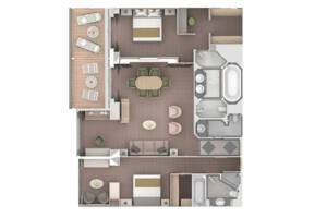 Owner's Suite Floor Plan, Silver Moon