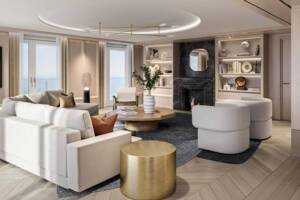 Regent Suite Living Area, Seven Seas Grandeur