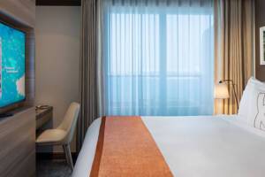 Royal Suite Bedroom on Celebrity Silhouette