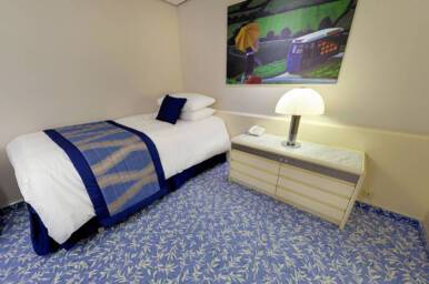 Single Interior Room Bedroom, Balmoral, Fred. Olsen Cruise Lines
