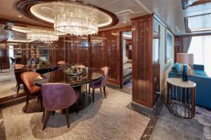 Grand Suite Dining Area, Queen Victoria, Cunard