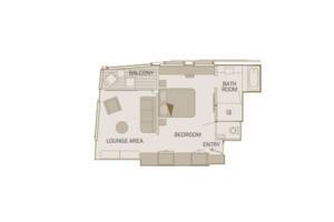 Floor Plan, Royal Panorama Suite (RP), Scenic Jasper