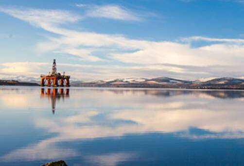 A panoramic view of Invergordon