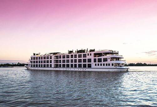Scenic Spirit sailing along the Mekong River