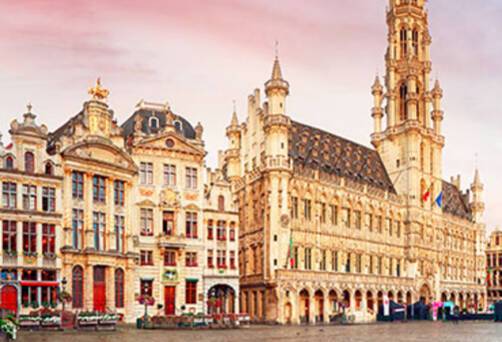 A panoramic view of Brussels