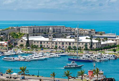 The Royal Naval Dockyard in King's Wharf