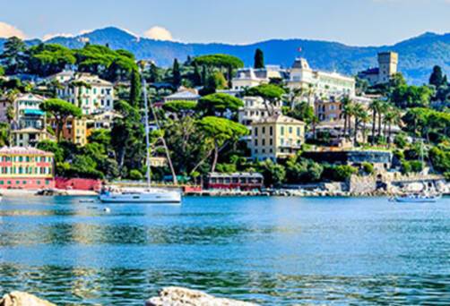 A panoramic view of Santa Margherita