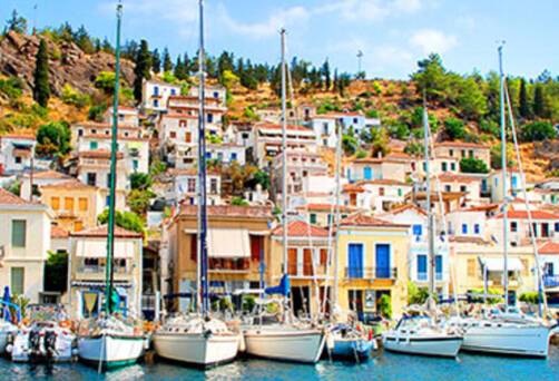 A panoramic view of Gythion