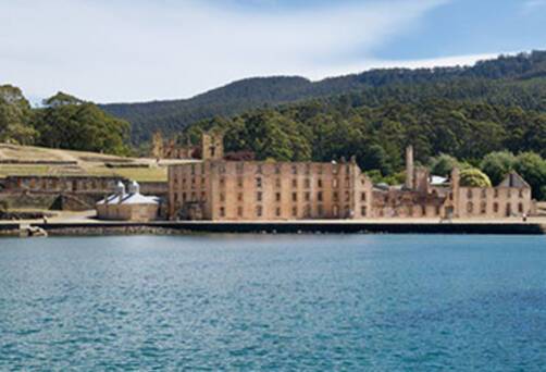 A panoramic view of Port Arthur