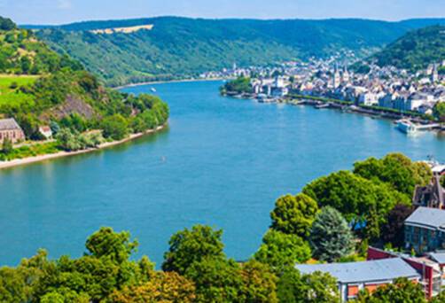 A panoramic view of Boppard