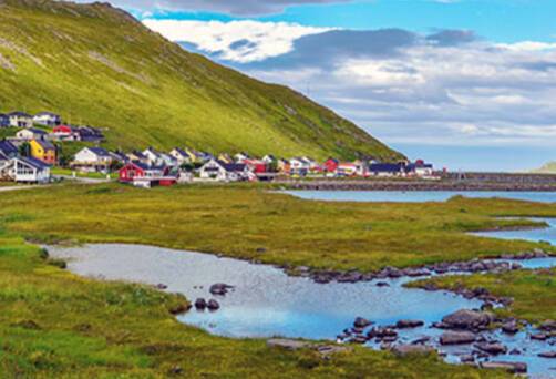 A panoramic view of Skarsvag