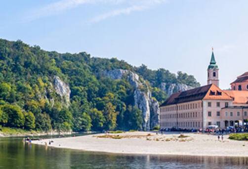A panoramic view of Kelheim