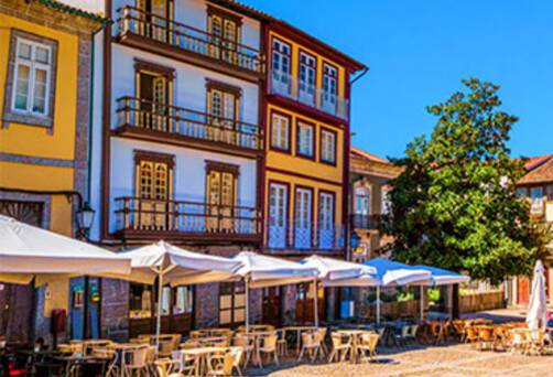 A panoramic view of Guimarães
