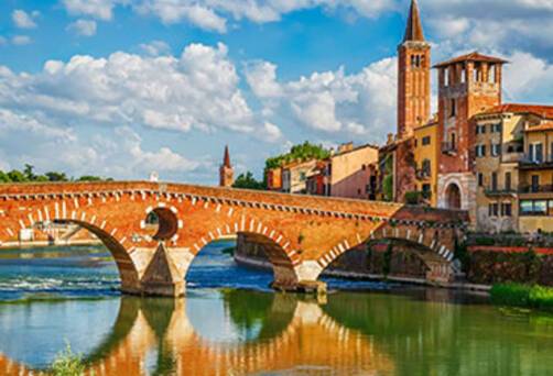 Ponte Pietra Bridge in Venice