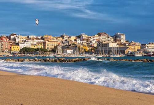 A panoramic view of Palamos