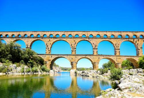 Pont du Gard Roman aqueduct
