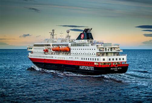 MS Richard With at sea