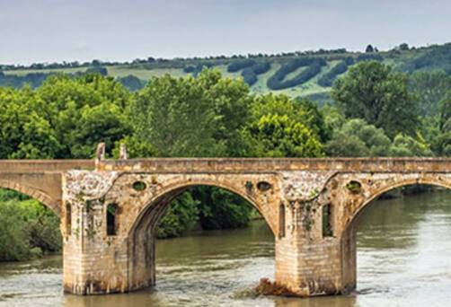 Old stone bridge in the Ruse region