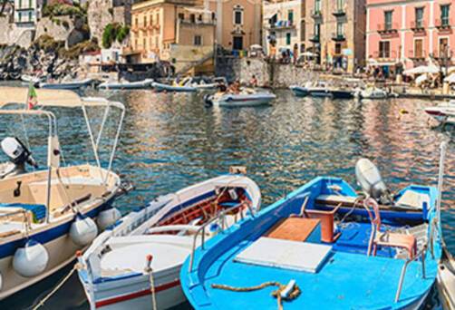 A panoramic view of Lipari