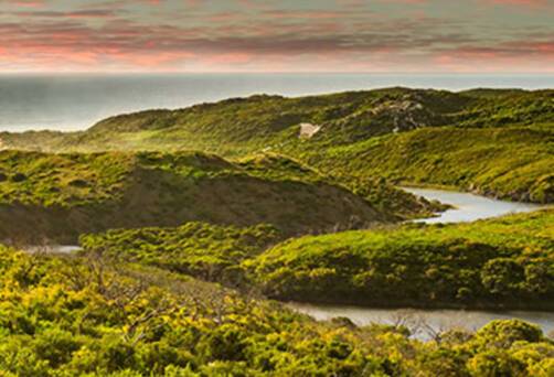 A panoramic view of Margaret River