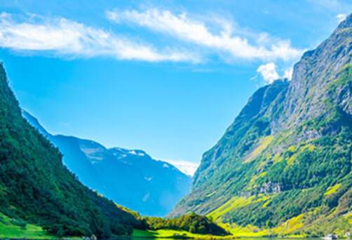 Aurlandsfjord in Flåm