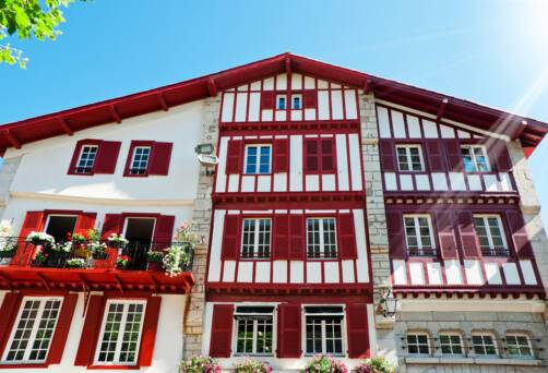 Biarritz traditional building