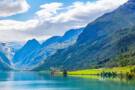 A panoramic view of Nordfjord