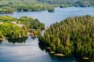 An aerial view of Ketchikan