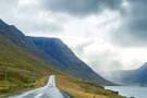 Road leading into Isafjordur