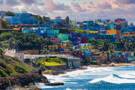 The colourful coast of San Juan