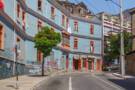 Typical street in the old town - Valparaiso, Chile