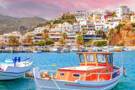 The island of Agia Galini in Crete