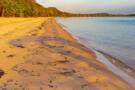 A panoramic view of a beach in Alter do Chao