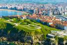 A panoramic view of Gijón