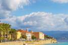 View of Saint Francois beach in Ajaccio