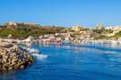 A panoramic view of Mgarr's port