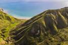 An aerial view of Mahia peninsula near Gisborne